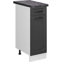 Vicco R-Line Keukenonderkast – 30 cm, WB Antraciet Antraciet landhuis
