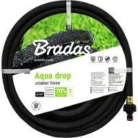Bradas AQUA-DROP Druppelslang Set – 1/2" (13 mm) × 30 m – Inclusief Snelkoppelingen – Waterbesparend