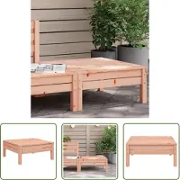 The Living Store Douglashout - Tuinvoetenbank - Tuinvoetenbank massief douglashout - Buitendecoratie - Lounge Set - Tuinstoel