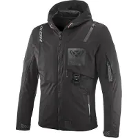 Ixon M-Quarter Zwart Waterdichte Textiele Motorjas Maat M