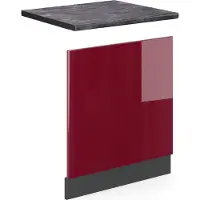 Vicco R-Line Frontpaneel – 60 cm, AP Antraciet Rood