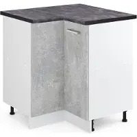 Vicco R-Line Hoekkast – 75.6 cm, WB Antraciet Beton