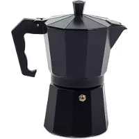 VERK 07044, mokkanne, 12 kopjes, 600 ml, zwart