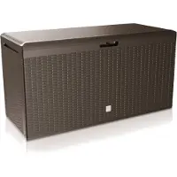 Prosperplast Opbergbox - bruin - kunststof - 290 liter - 114 x 47 x 59 cm