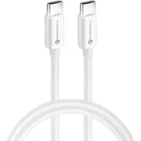 Forcell - Usb-C naar Usb-C - Universele kabel - Snellader geschikt voor Usb-C apparaten - 1,5 Meter - 60W - Wit