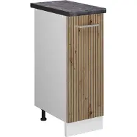 Vicco R-Line Apotheekkast – 30 cm, WB Antraciet Artisanaal eiken