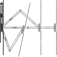 Hama Steunmuur TV, draaibaar, kantelbaar, extensie-plaat, 165 cm (65"), tot 30 kg