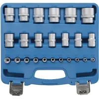 Bgs 2246 Dopsleutelset zeskant | 6,3 mm (1/4"), 12,5 mm (1/2") | inches | 24-dlg - Inch maten