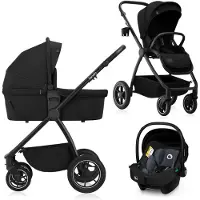 Lionelo Meril 3in1 Kinderwagen - Buggy – XL Reiswieg, Wandelwagen & ADAC-gecertificeerd Autostoeltje – All-Terrain Wielen – Compleet Accessoireset – UPF50+