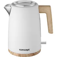 Concept RK3315 - Waterkoker 1,7L - 2200W - roestvrij staal - Wit