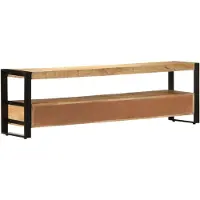 Syfax Tv-meubel 150x30x45 cm massief mangohout