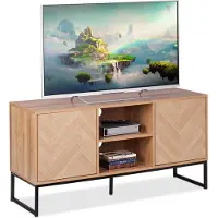 Relaxdays TV-meubilair, TV lowboard (120 x 38 x 60 cm)