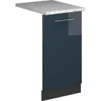 Vicco Fame-Line Vaatwasserfrontpaneel – 45 cm, WB Marmer Donkerblauw hoogglans