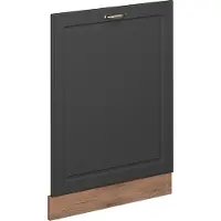 Vicco Fame-Line Vaatwasserfrontpaneel – 60 cm zonder werkblad Anthrazit-Gold Landhaus