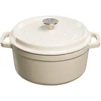 Sourcing Casseroleschal Met Deksel, Groot, 4,7L, Wit