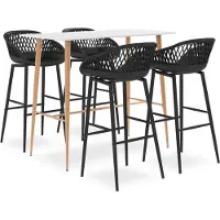 Prolenta Maison Exclusive - Barset, 5-delig, wit en zwart