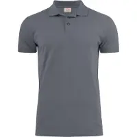Printer Surf Stretch Polo Pique Heren Staalgrijs maat L heren