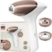 Philips Lumea IPL 9900 serie BRI950/01 IPL-epilator met SenseIQ-technologie, intensief pulserend licht (IPL), roze goud, wit, 2,5 minuten, 2 minuten, 1,5 minuten, 4,1 cm²