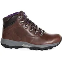 Regatta Grote Outdoor Vrouwen/dames Bainsford Waterdichte Wandelschoenen (Kastanje/alpine Paars)