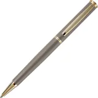HUGO BOSS Taupe balpen met goudkleurige accenten