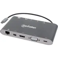 Manhattan 152808 Zilver dockingstation voor mobiel apparaat