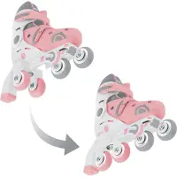 Globber 2 in 1 Rollerblading voor kinderen Maat 26-29 Pastelroze