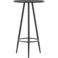 Prolenta Maison Exclusive - Bartafel, zwart, 60 x 107,5 cm, MDF