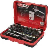 Ks Tools 1/4" TORSIONpower bitset, 33-delig.