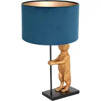 Steinhauer Schemerlamp Animaux Met Blauw Velvet
