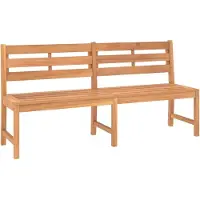 vidaXL - Tuinbank - 180 - cm - massief - teakhout