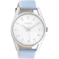 Oozoo Timepieces Horloge Blauw/Zilver | C10815