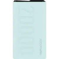 RealPower 323373 Powerbank PB-20000, lichtblauw