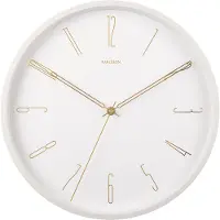 Karlsson Moderne wandklok, wit - , model: KA5898WH