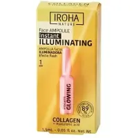 IROHA nature Instant Flash Illuminating Face Ampoule met collageen en hyaluronzuur 1.5ml