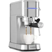 Klarstein Futura Espresso Maker 20 bar 1450W 20 bar 1,25l roestvrij staal