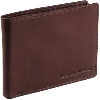 The Chesterfield Brand Leer portemonnee Timo Billfold Brown bruine