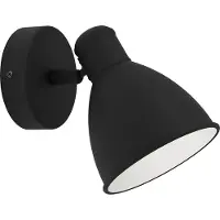 Eglo San Peri 1, oppervlaktemontage, 1 lamp, GU10, IP44, zwart, wit