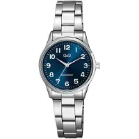 Q&Q Analoog horloge blauw / zilver