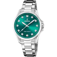Festina F20654-3 Solar Dameshorloge Groen