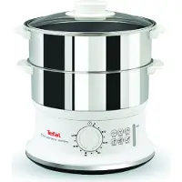 Tefal Stoomoven, Convenience Series VC1451 (roestvrij staal/wit, 900 Watt, 2 x 3 liter)