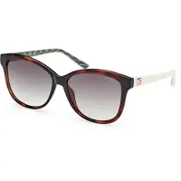 GUESS Square Vrouw Donker Havana Groen Kleurverloop GU7920
