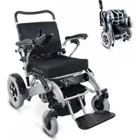 Mobiclinic Troya Plus Ultra - Elektrische Rolstoel - Inklapbaar - Verstelbaar - Aluminium - Auton. 51 km - 24V