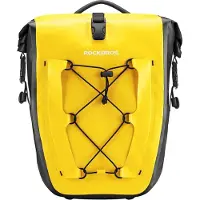RockBros , 1 stuks bagagetas, fietstas voor bagagedrager, 25L-32L, waterdicht, geel