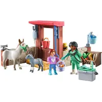 Playmobil Starter Pack Boerderij dierenarts met de ezels - 71471