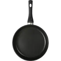 CARUNO Kuketo | Koekenpan 30 cm Ambition Magnat – Grote anti-aanbakpan voor inductie en gas – Aluminium, soft-touch handgreep, zwart, robuust en veelzijdig