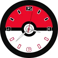 Accutime Pokémon wandklok Pokéball - Kinderkamer decoratie klok.