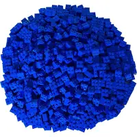 LEGO 1x4 stenen, hoge stenen, blauw - 3010, nieuw! Aantal: 250x