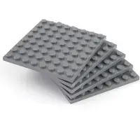LEGO 8x8 Bouwplaten Donkergrijs - Borden aan beide zijden bouwbaar - Star Wars 41539 Hoeveelheid 25x (LEGO Accessoires)