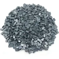 LEGO 1x2 blokken, hoge blokken, donkergrijs - 3004, NIEUW! Aantal: 250x