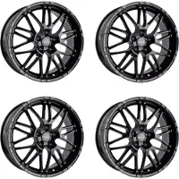 Oxigin 4 velgen, model Oxrock, 8.5x18 inch, ET35, 5x112 steekmaat, geschikt voor VW Beetle Bus T4, Caddy, Eos, Golf Plus, Golf V, Golf V Variant/Jetta